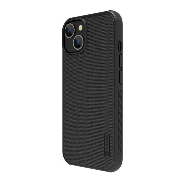 NILLKIN Maska Super Frost Pro Magnetic za iPhone 14, crna - F105559