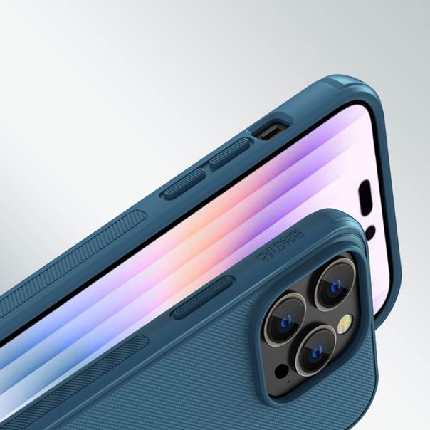 NILLKIN Maska Super Frost Pro Magnetic za iPhone 14 Pro Max, plava - F105566