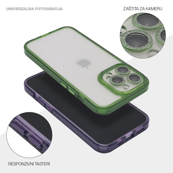 Futrola Diamond Lens za iPhone 14 Plus, zelena - F106774