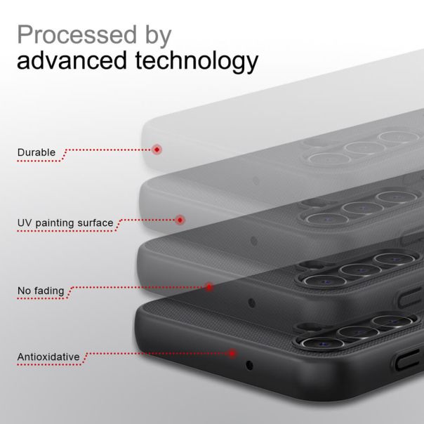 NILLKIN Maska super frost za Samsung A145F/A146B Galaxy A14 4G/5G, crna - F108536