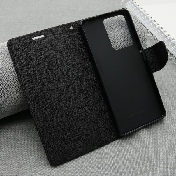 Maska BI Fold Mercury za Xiaomi Redmi Note 12 Pro 5G, crna - F109242