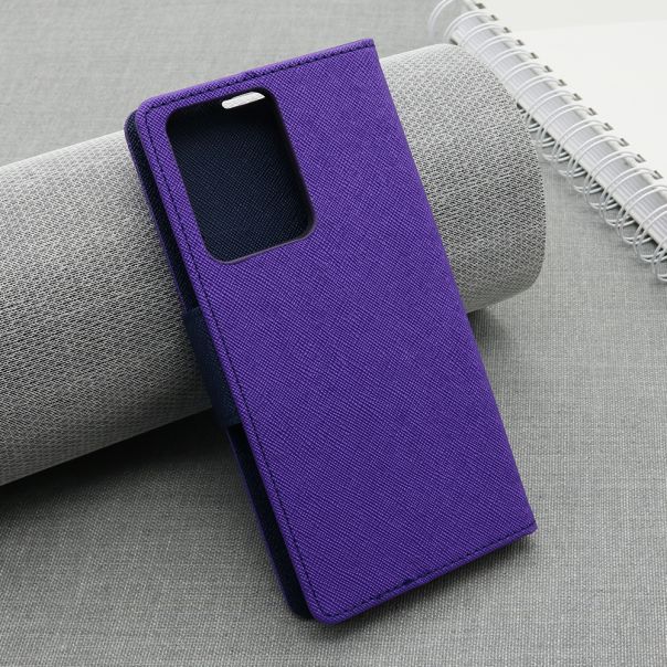 Futrola BI Fold Mercury za Xiaomi Redmi Note 12 Pro, ljubičasta - F109243