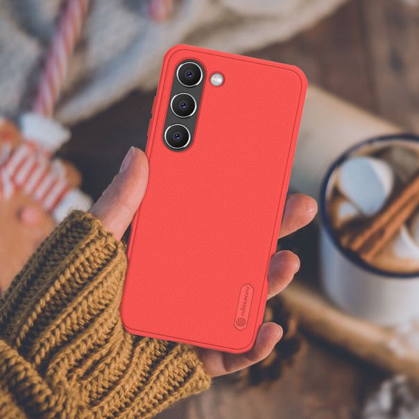 NILLKIN Maska Super Frost Pro za Samsung S911B Galaxy S23, crvena - F109775