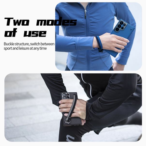 NILLKIN Maska Strap Case za Samsung S918B Galaxy S23 Ultra, crna - F109807