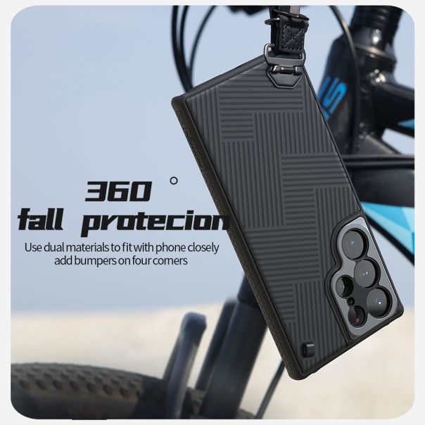 NILLKIN Maska Strap Case za Samsung S918B Galaxy S23 Ultra, crna - F109807