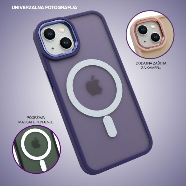 Maska SILKY MAGSAFE za iPhone 11, roza - F110429