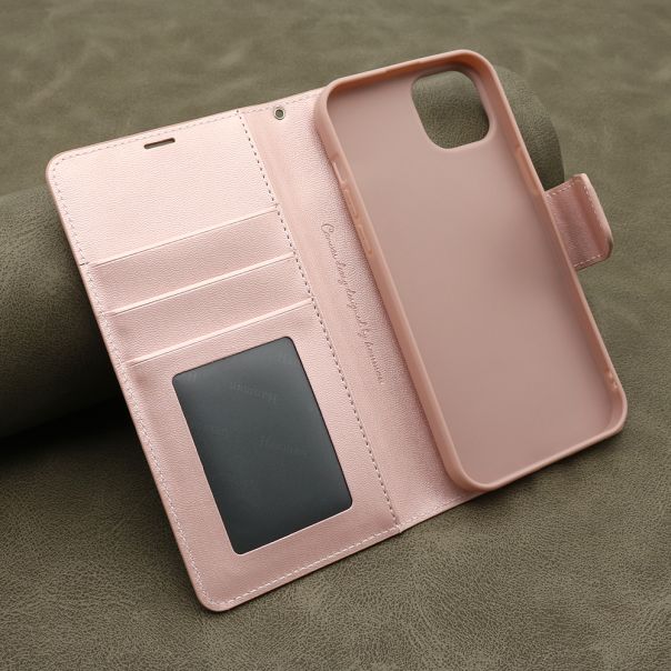 Maska za iPhone 15 Plus (67) BI FOLD HANMAN II svetlo roze - EP2914095