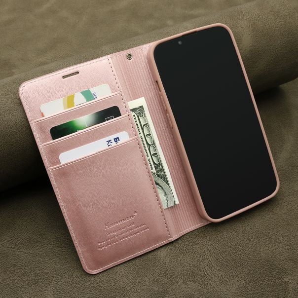 Futrola BI Fold Hanman za iPhone 15 Plus, svetlo roza - F111319