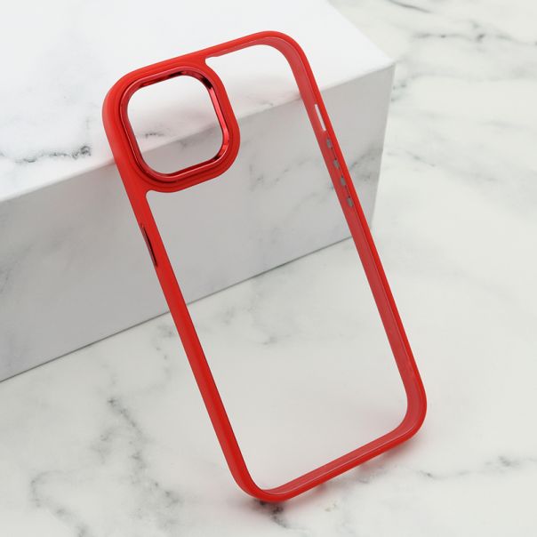 Maska Elegant Edge za iPhone 15 Plus, crvena - F111495