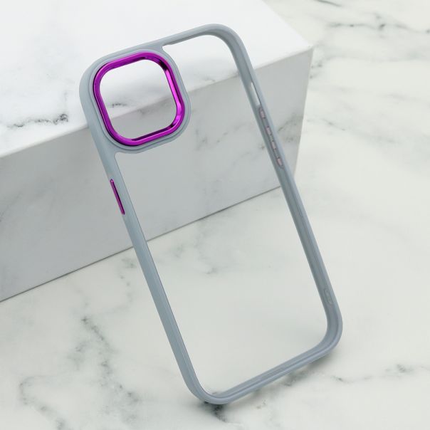 Maska Elegant Edge za iPhone 15 Plus, ljubičasta - F111496