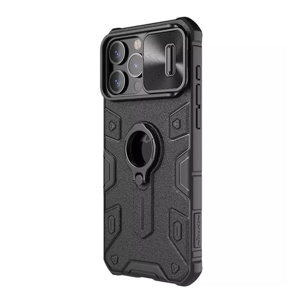 NILLKIN Maska Cam Shield Armor Pro za iPhone 15 Pro, crna - F111604