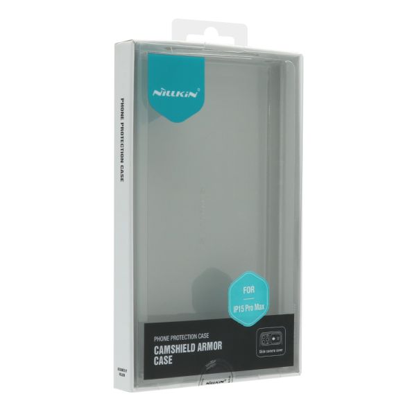 NILLKIN Maska Cam Shield Armor Pro za iPhone 15 Pro Max, zelena - F111609