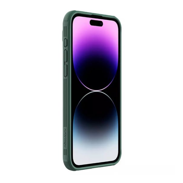 NILLKIN Maska Cam Shield Pro za iPhone 15, zelena - F111618