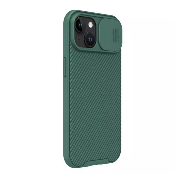 NILLKIN Maska Cam Shield Pro za iPhone 15 Pro, zelena - F111624