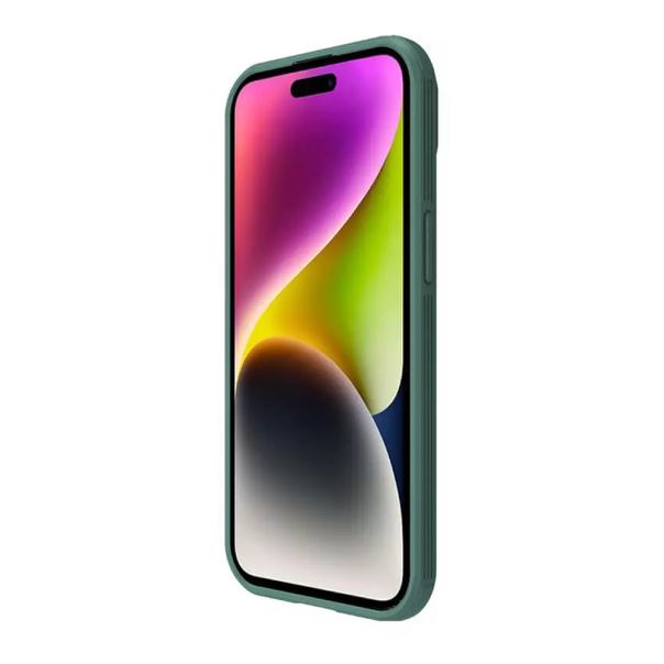 NILLKIN Maska Cam Shield Pro za iPhone 15 Pro, zelena - F111624