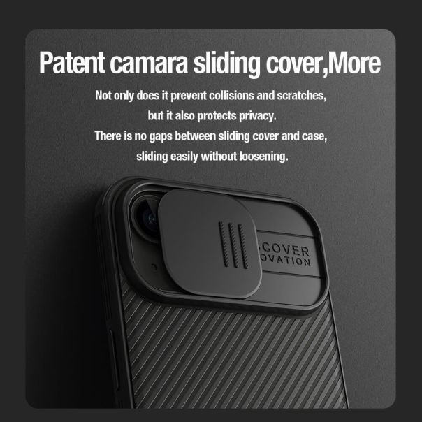 NILLKIN Maska Cam Shield Pro za iPhone 15 Pro, zelena - F111624