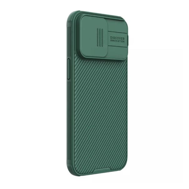 NILLKIN Maska Cam Shield Pro za iPhone 15 Pro Max, zelena - F111627