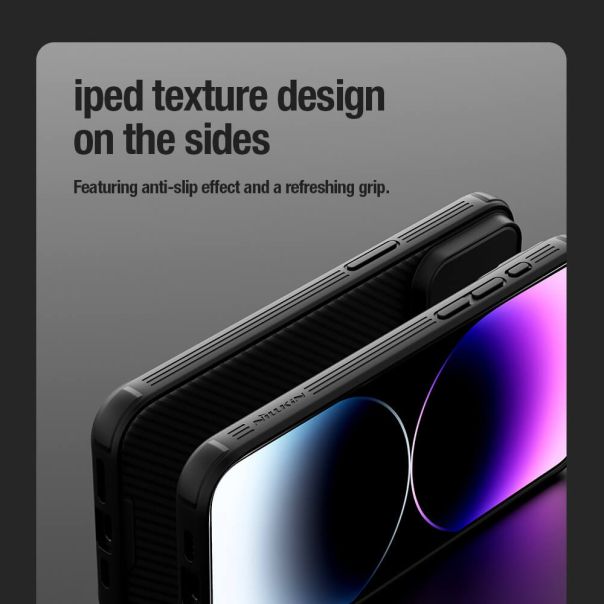 NILLKIN Maska Cam Shield Pro za iPhone 15 Pro Max, crna - F111628