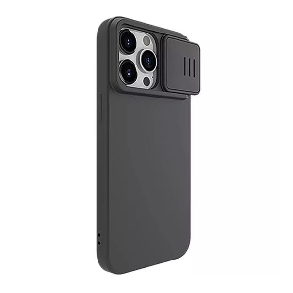 NILLKIN Maska Cam Shield Silky za iPhone 15 Pro Max, crna - F111635