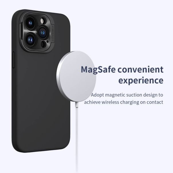NILLKIN Maska Lens Wing Magnetic za iPhone 15 Pro Max, ljubičasta - F111642