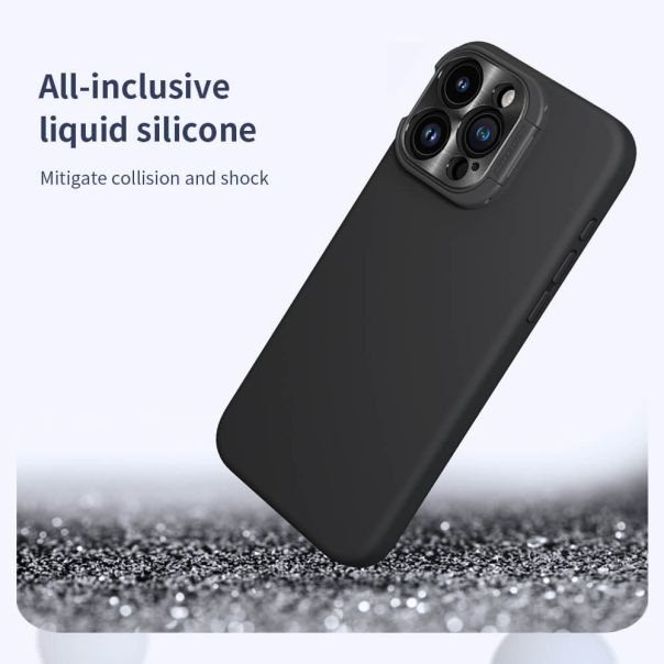 NILLKIN Maska Lens Wing Magnetic za iPhone 15 Pro Max, ljubičasta - F111642