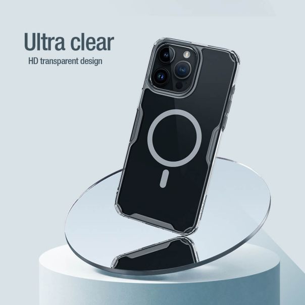 NILLKIN Maska Nature Pro Magnetic za iPhone 15, plava - F111645