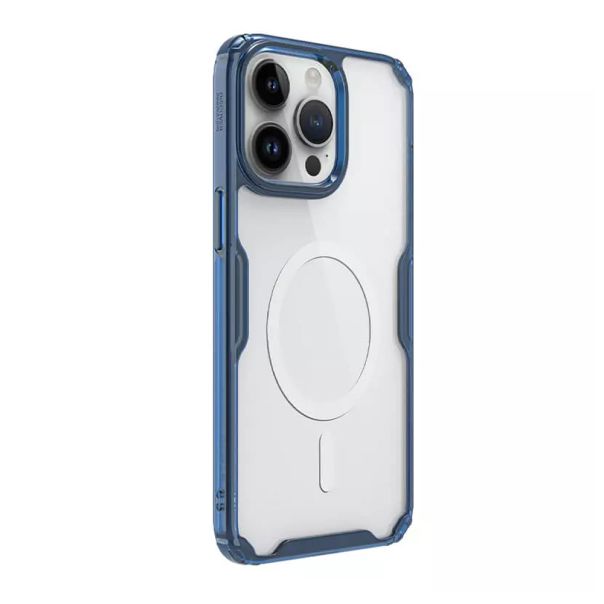 NILLKIN Maska Nature Pro Magnetic za iPhone 15 Pro, plava - F111647