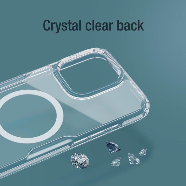 NILLKIN Maska Nature Pro Magnetic za iPhone 15 Pro Max, providna - F111650