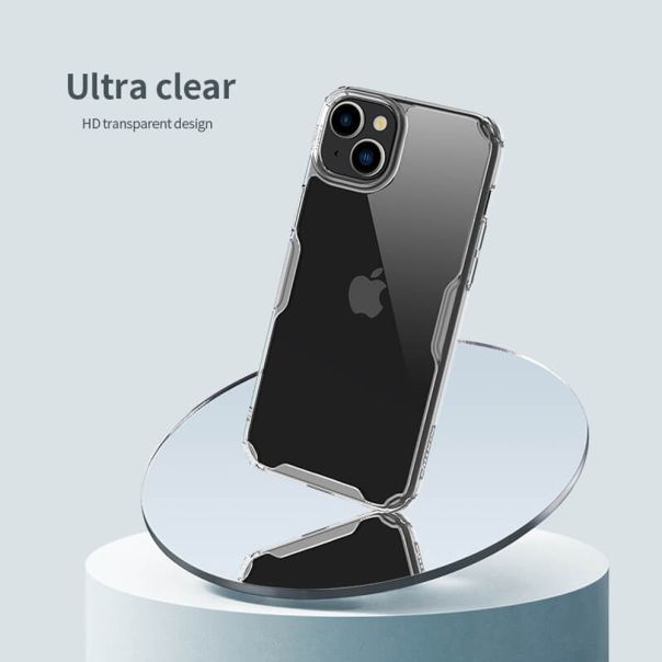 NILLKIN Maska Nature Pro za iPhone 15 Plus, bela - F111653
