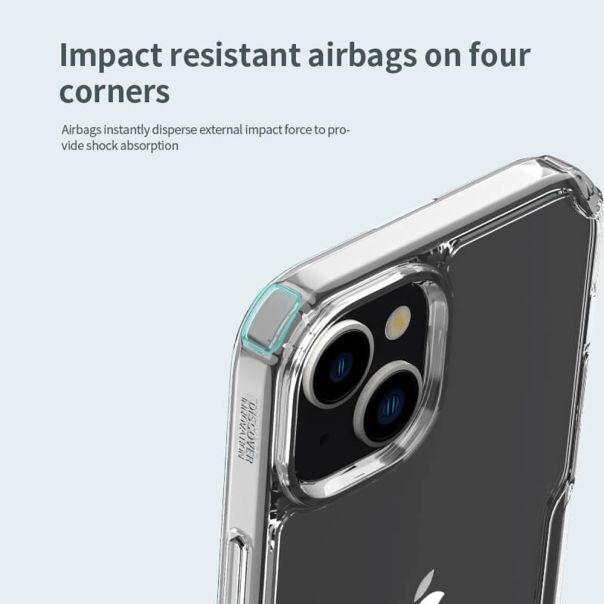 NILLKIN Maska Nature Pro za iPhone 15 Pro, bela - F111655