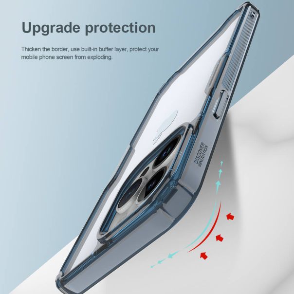 NILLKIN Maska Nature Pro za iPhone 15 Pro Max, bela - F111656