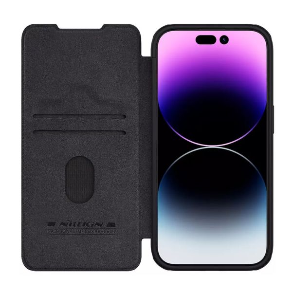 NILLKIN Maska Qin Pro za iPhone 15 Pro Max, crna - F111666