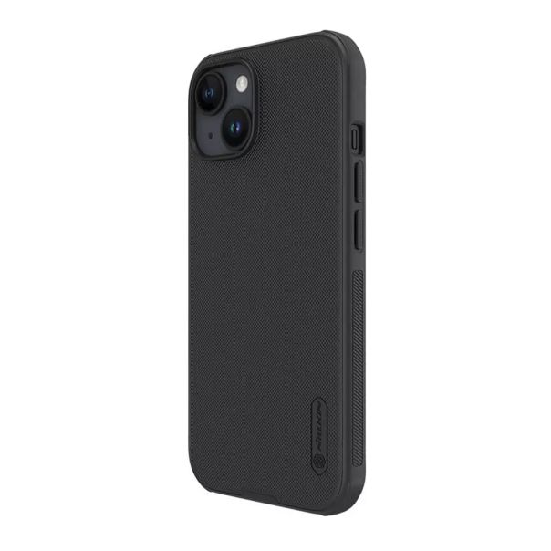 NILLKIN Maska Super Frost Pro Magnetic za iPhone 15, crna - F111667