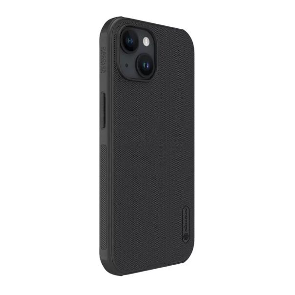 NILLKIN Maska Super Frost Pro Magnetic za iPhone 15, crna - F111667