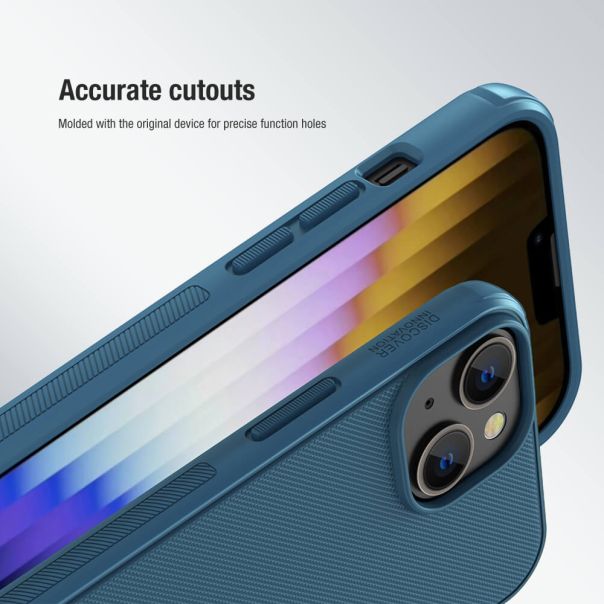 NILLKIN Maska Super Frost Pro Magnetic za iPhone 15 Plus, crna - F111669