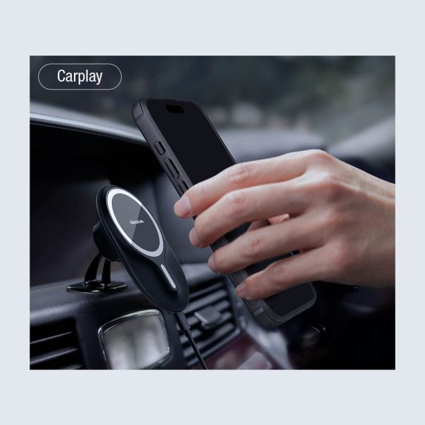 NILLKIN Maska Super Frost Pro Magnetic za iPhone 15 Pro Max, crna - F111673