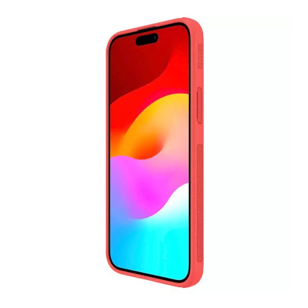 NILLKIN Maska Super Frost Pro za iPhone 15, crvena - F111676