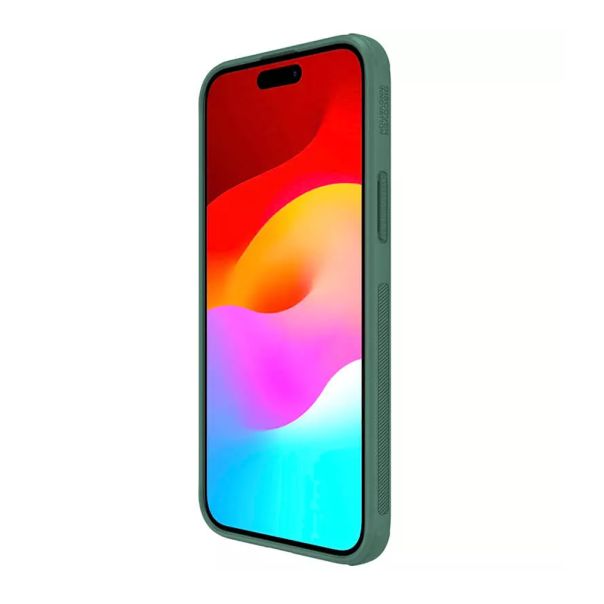 NILLKIN Maska Super Frost Pro za iPhone 15, zelena - F111679