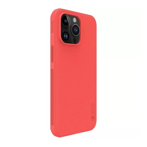 NILLKIN Maska Super Frost Pro za iPhone 15 Pro, crvena - F111688
