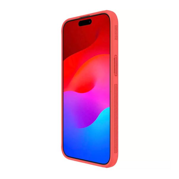 NILLKIN Maska Super Frost Pro za iPhone 15 Pro, crvena - F111688