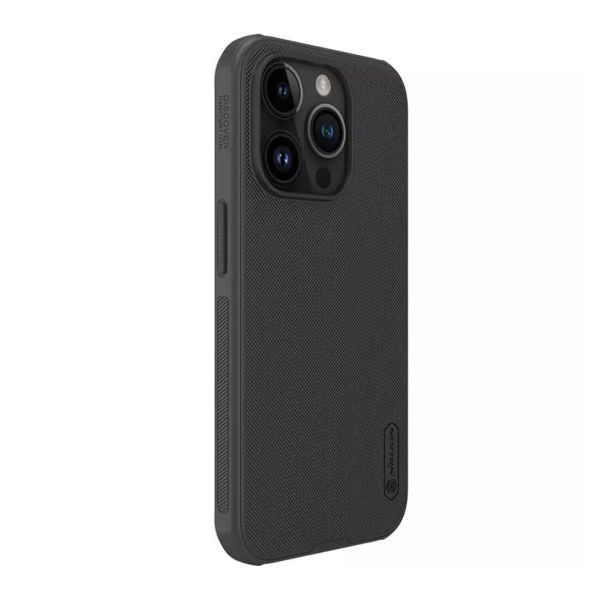NILLKIN Maska Super Frost Pro za iPhone 15 Pro, crna - F111692