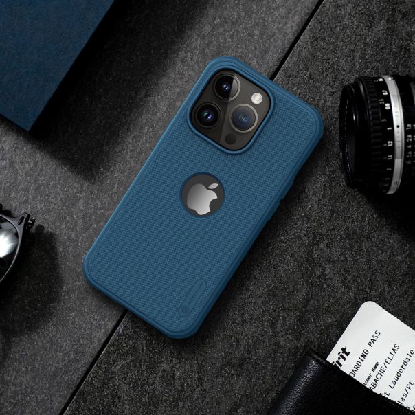 NILLKIN Maska Super Frost Pro za iPhone 15 Pro Max, plava - F111696