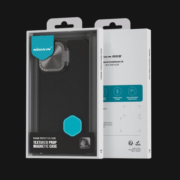 NILLKIN Maska Textured S za iPhone 15 Pro Max, crna - F111708