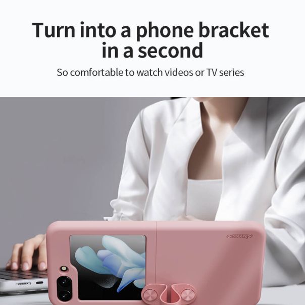 Futrola Nillkin Flex Flip za Samsung F731B Galaxy Z Flip 5 5G, roze - F113612