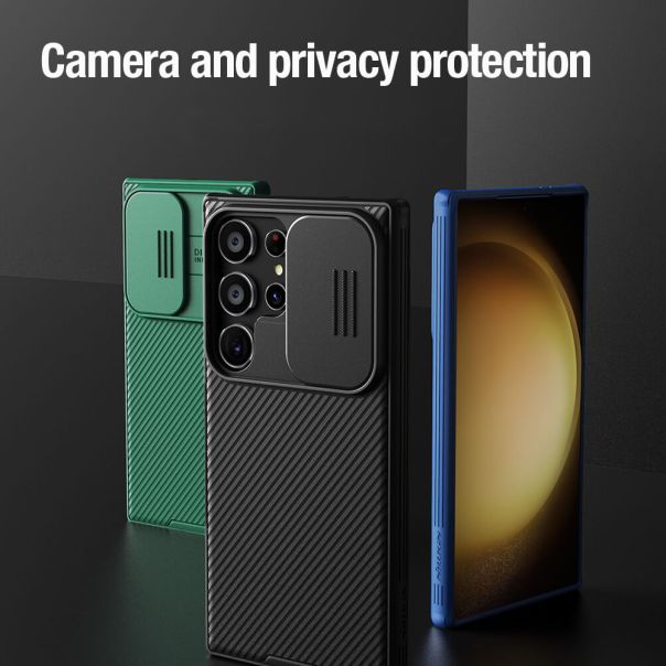 NILLKIN Maska Cam Shield Pro za Samsung S928B Galaxy S24 Ultra 5G, zelena - F114025