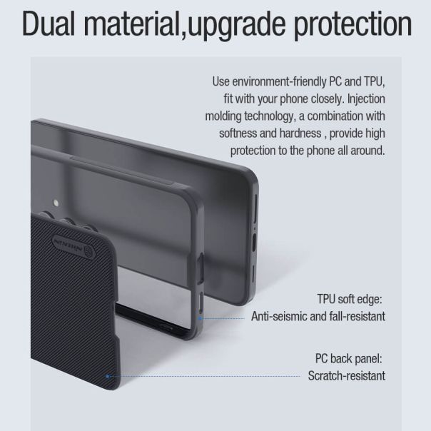 NILLKIN Maska Super Frost Pro za Samsung S926B Galaxy S24 Plus 5G, zelena - F114045