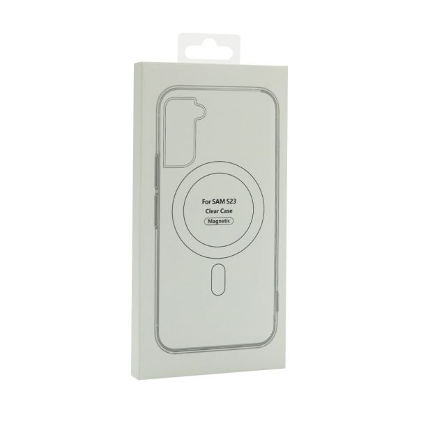 Futrola Silikonska Magnetic za Samsung S911B Galaxy S23 5G, providna - F114172