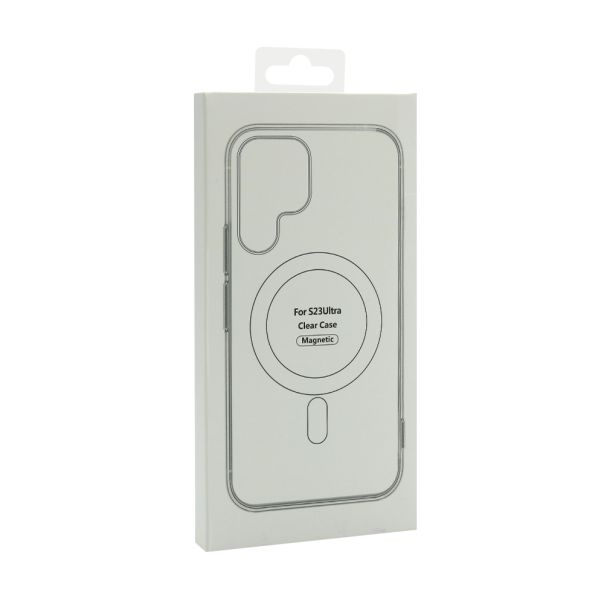 Futrola Silikonska Magnetic za Samsung S918B Galaxy S23 Ultra 5G, providna - F114173