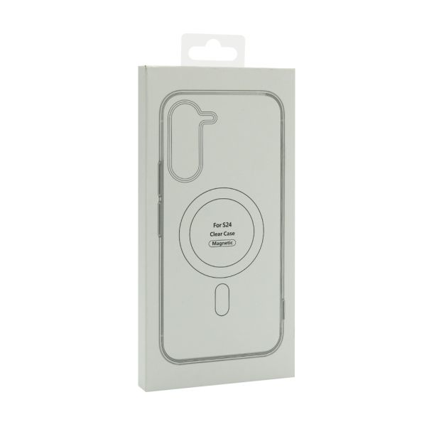 Futrola Silikonska Magnetic za Samsung S921B Galaxy S24 5G, providna - F114174