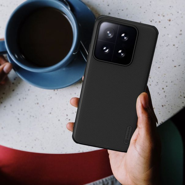 NILLKIN Maska super frost za Xiaomi 14, crna - F114353